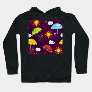 Fairytale Weather Forecast Print Hoodie